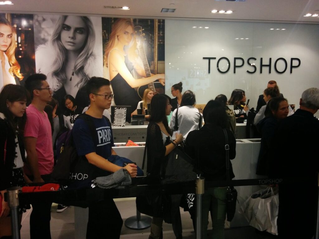 Topshop Vancouver UB Marketing